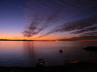 Sunset from VMR Raby Bay Radio Room by RJE